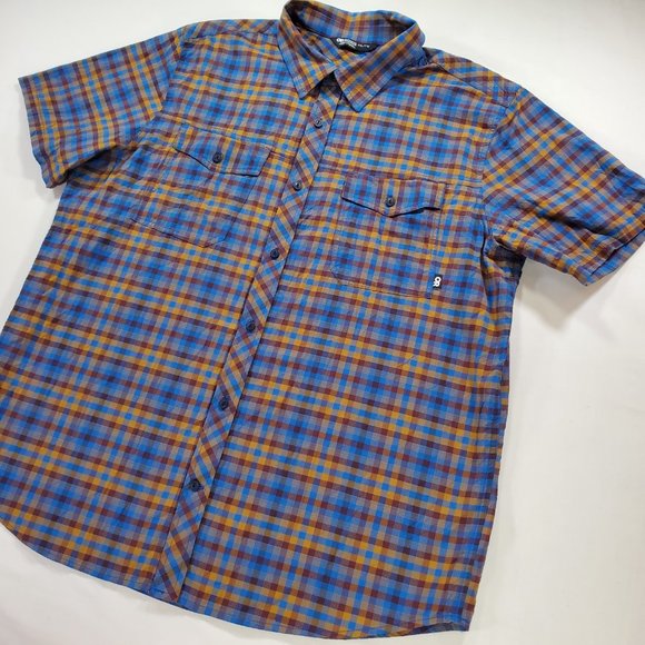 Outdoor Research Shirt Wanderer Men 2XL Tartan Plaid Button Down Hiking Gorpcore - Picture 6 of 15